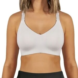 Avia High Support Wireless Sports Bra, Light Gray, Sz XL (D/DD)